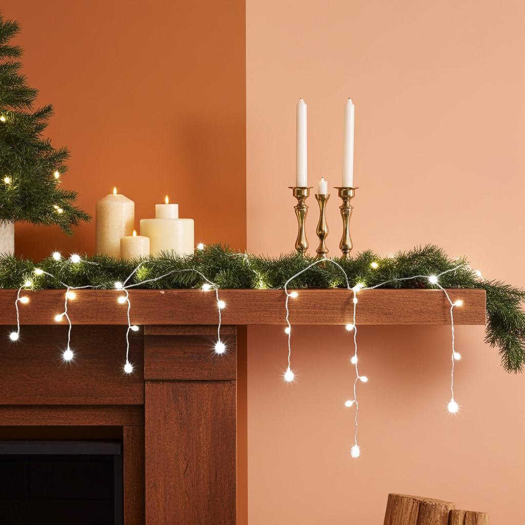 164FT 1620 LED Outdoor Christmas Lights - 360 Ice Drops, 12 Pro Modes with Timer Memory & Brightness, Waterproof Hanging Ice String Light for Holiday Wedding Garden Fence House Decor (Cool White)